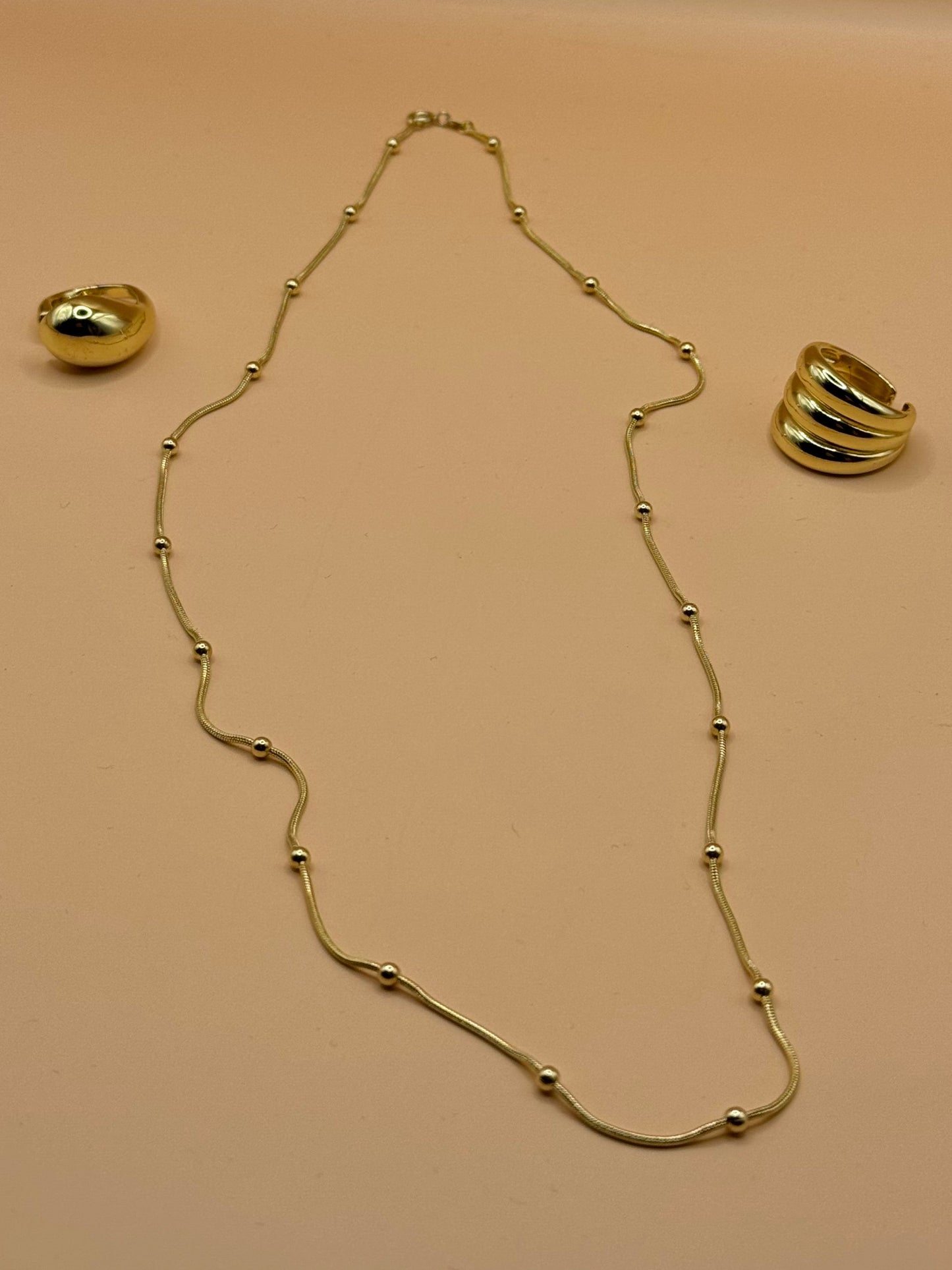 Gold Pearl Body Necklace