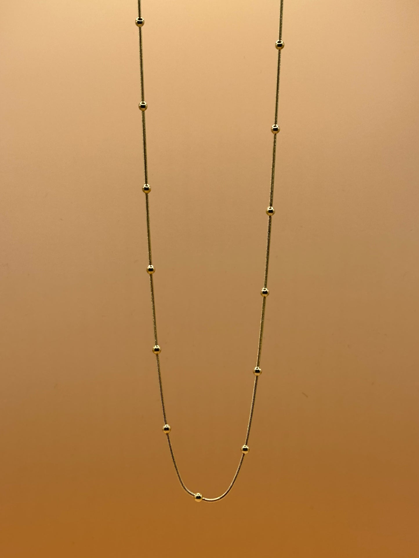 Gold Pearl Body Necklace